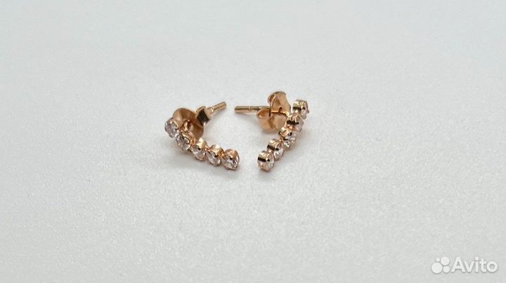 Золотые серьги 585 пробы