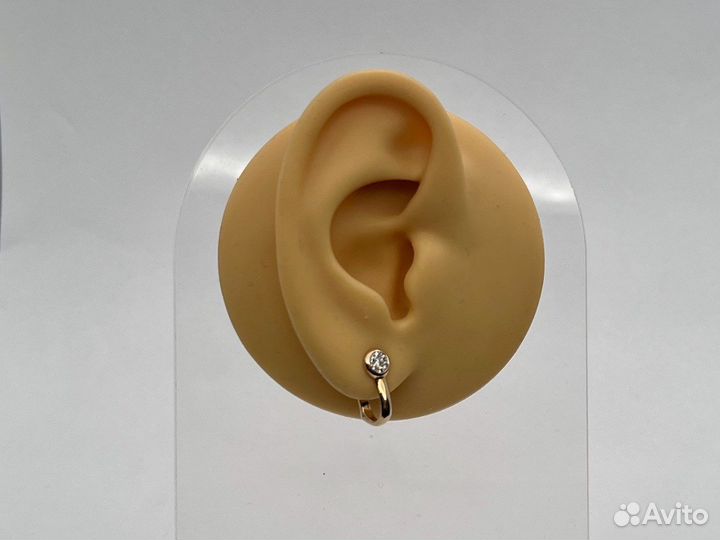 Золотые серьги 585 пробы