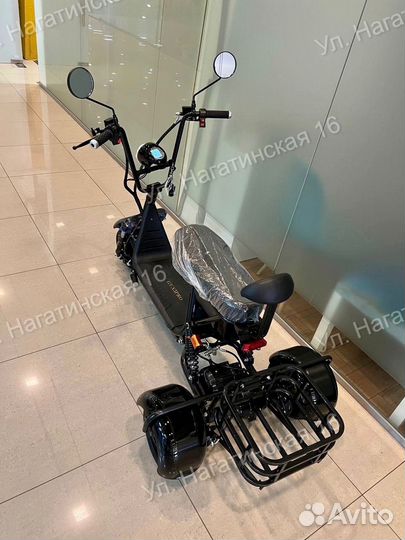 Электроскутер Citycoco Trike GT X3 Pro