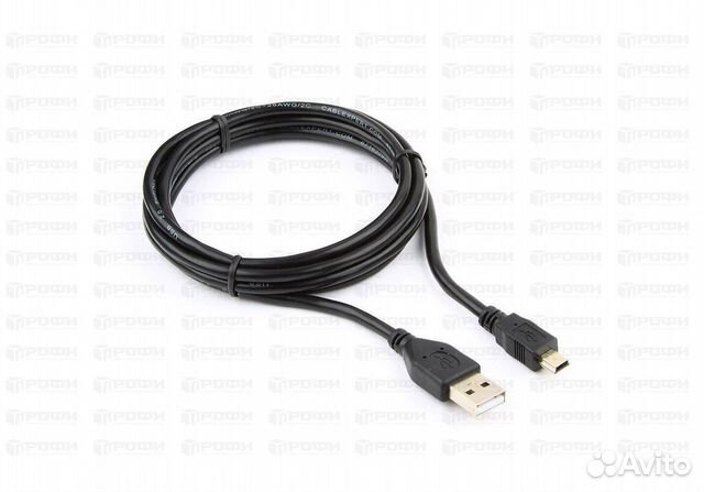 Кабель мини USB на USB 2.0 бу простые и с феритом