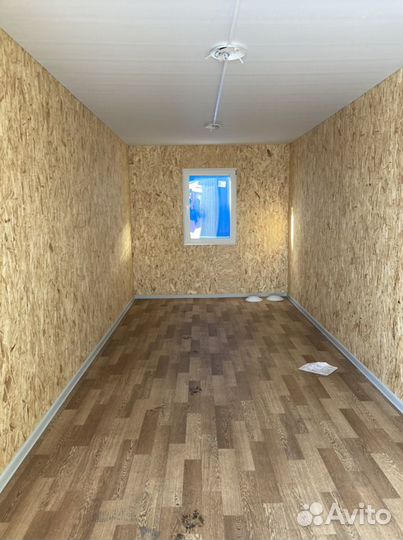 Новая бытовка 6м на 2.4м зеленая