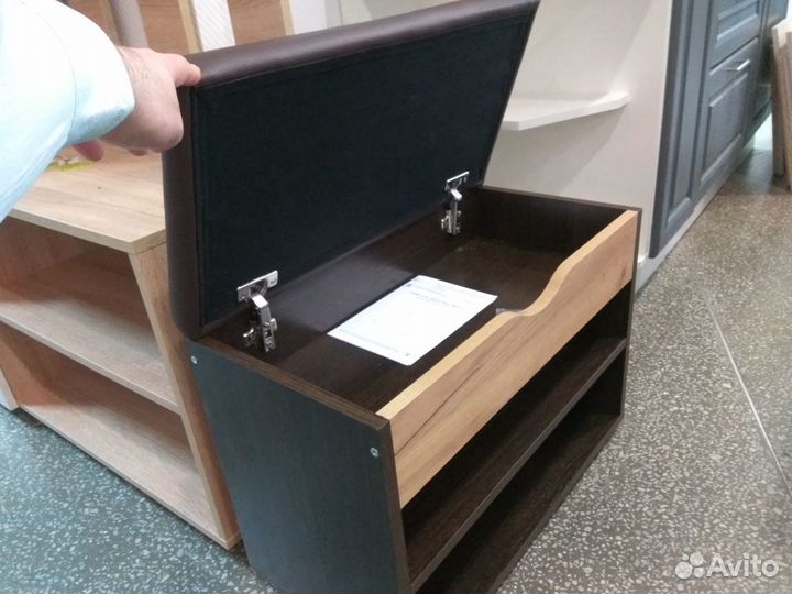 Тумба для обуви с мягкой сидушкой