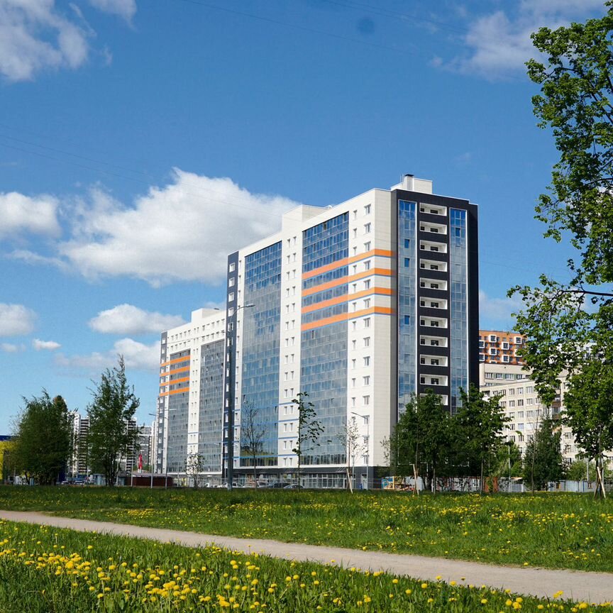 2-к. апартаменты, 53,9 м², 4/15 эт.