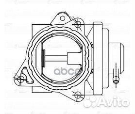 Клапан EGR VW golf V (03) 1.9D/2.0D lveg 1863