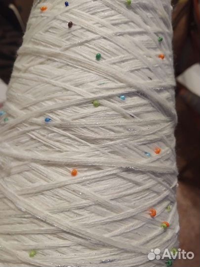 Меринос с люрексом и бисером цена за 100 гр