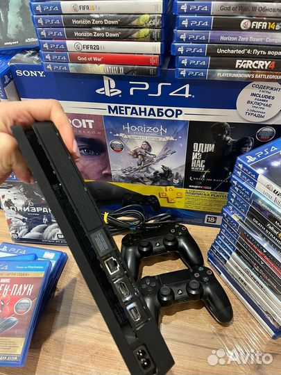 Ps4 slim 1тб +400 игр