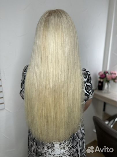 Наращивание натуральных волос