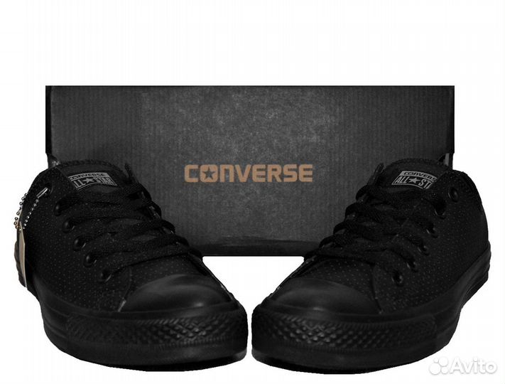 Converse кожаные кеды