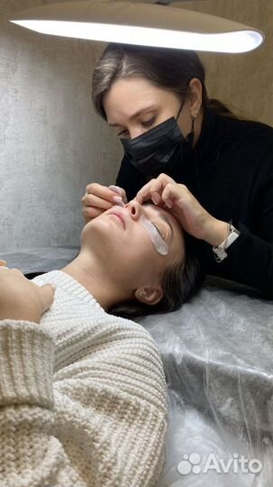 Ламинирование, окрашивание бровей и ресниц