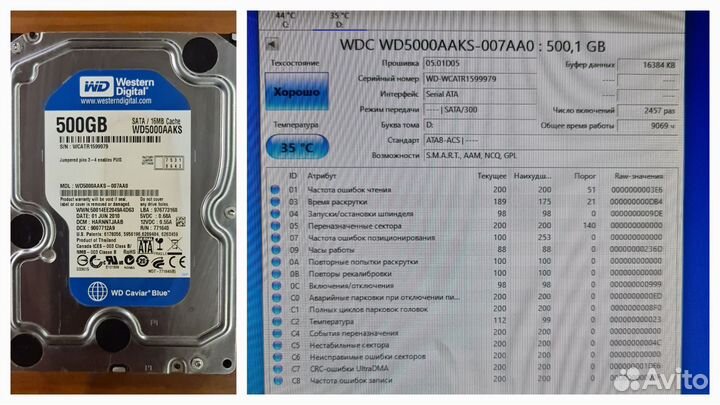 Жесткие диски внутренние и внешние