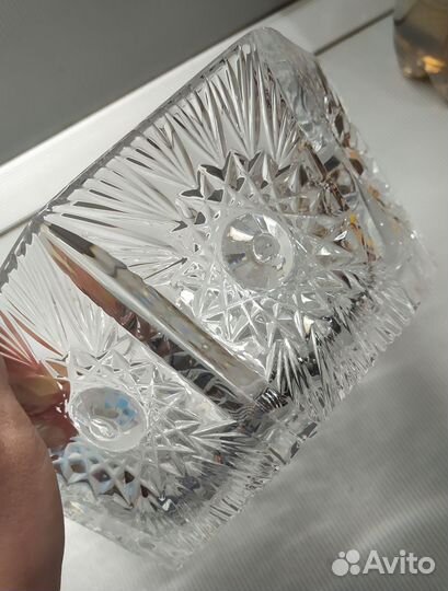 Салатница хрусталь/ваза для фруктов/конфет