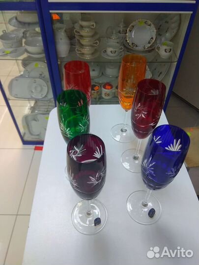 Цветной хрусталь Чехия