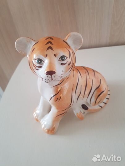 Статуэтка / штоф Уссурийский тигренок (керамика)