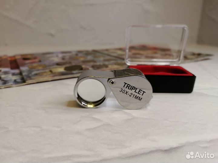Лупа 30 крат стекло