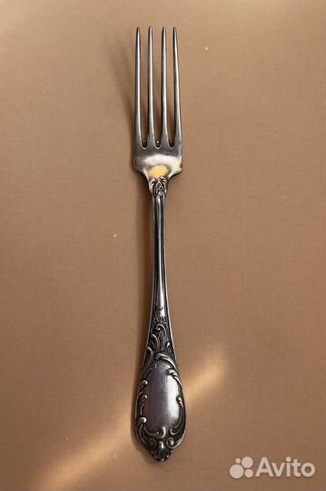 Вилка столовая мельхиоровая винтаж зиш Роял