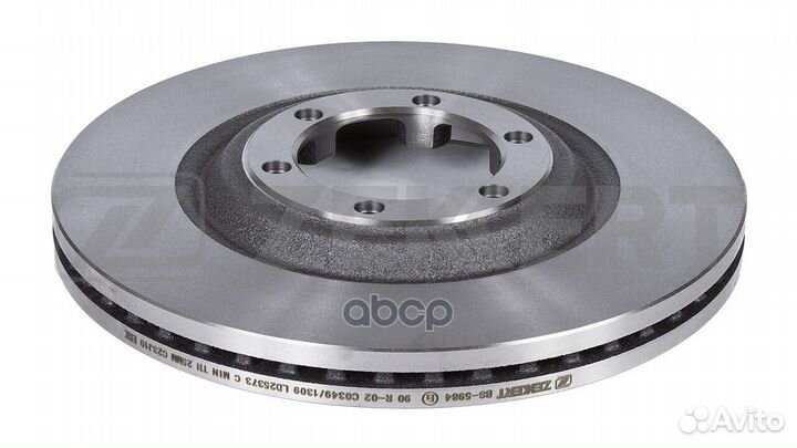 Диск торм. перед. Isuzu D-MAX II 12- bs-5984