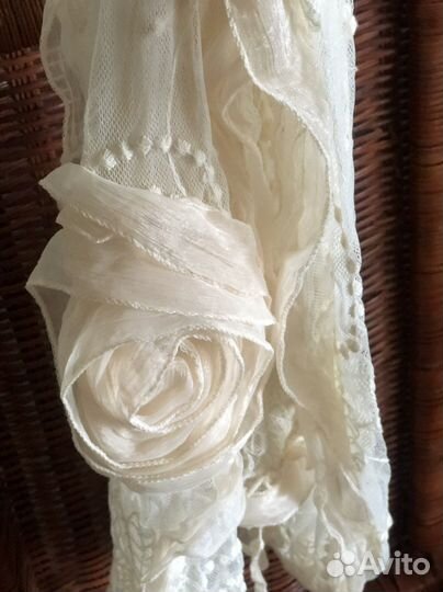 Шарфы платки легкие разные натурал ткань