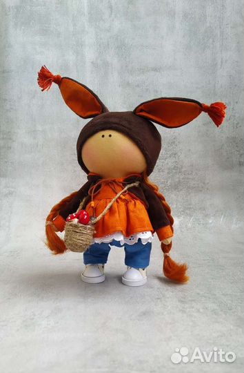 Интерьерная кукла Белочка