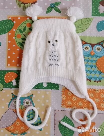 Шапочка для новорожденного тёплая Наследник