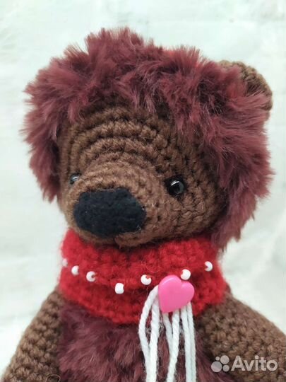 Вязаный мишутка. Ручная работа