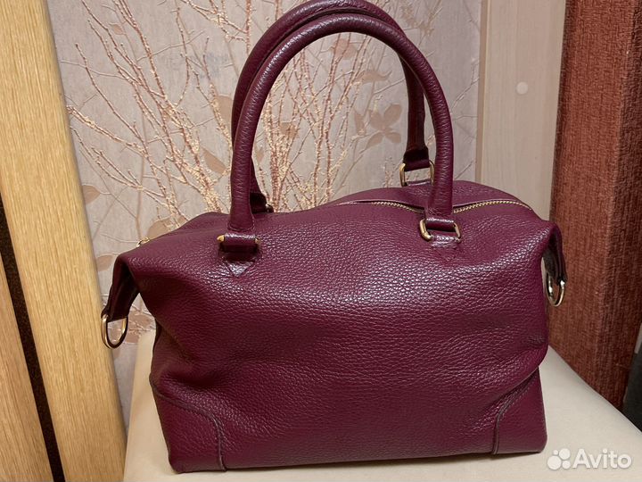 Сумка натуральная кожа mascote