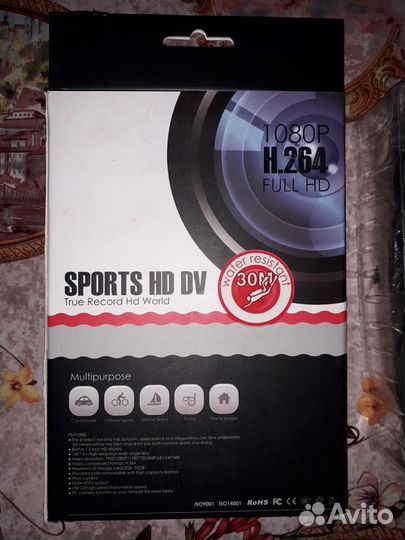 Видеокамера sports HD DV
