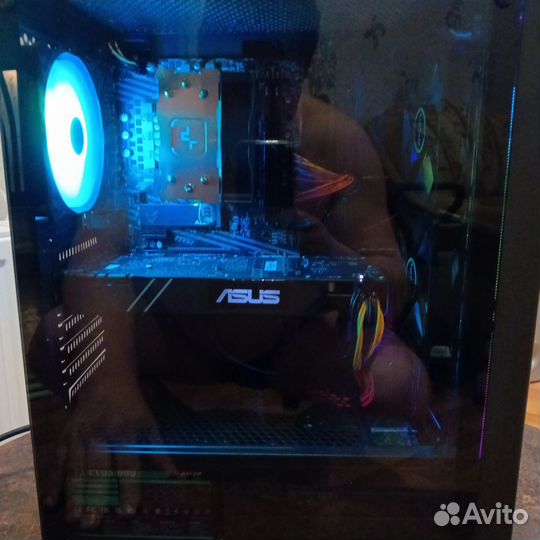 Игровой пк на AMD Ryzen 5 5500 Gtx 1080 turbo 8gb