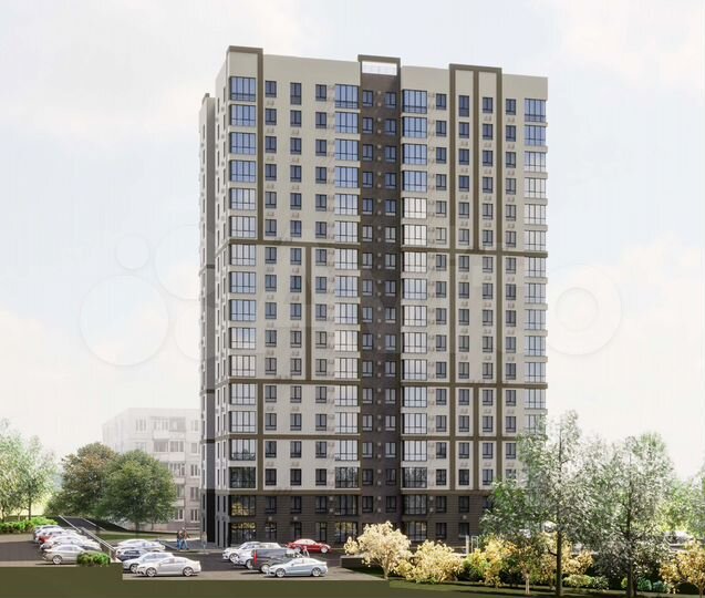 Квартира-студия, 25,4 м², 13/17 эт.