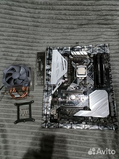 Комплект i7-8700K + asus Z370-A + озу 16гб