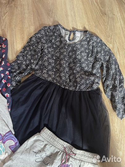 Вещи пакетом на девочку 104 110