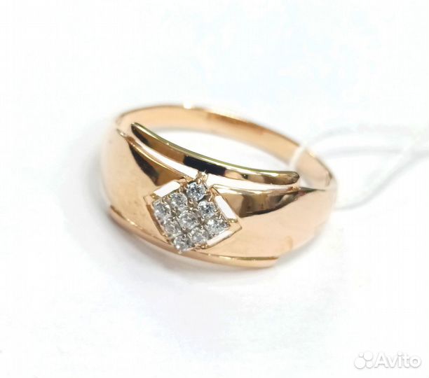 Кольцо Золото 585 с Фианитами 20,5р-р