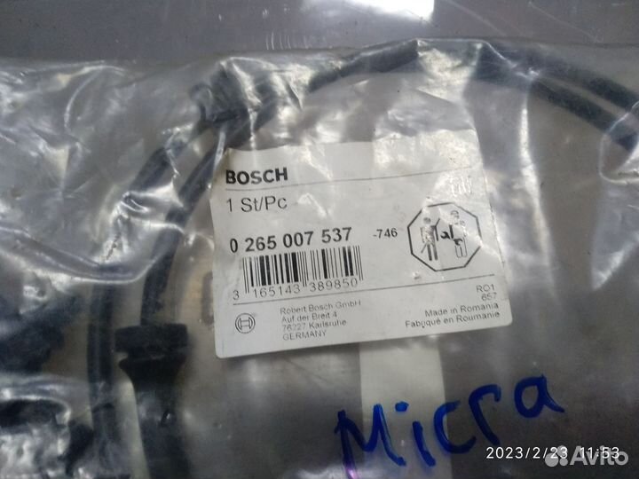 Датчик абс Ниссан Микра