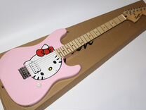 Новая электрогитара Squier Hello Kitty 2 Pink