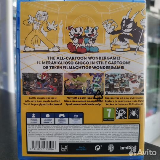 Cuphead Physical Edition PS4 (новый)