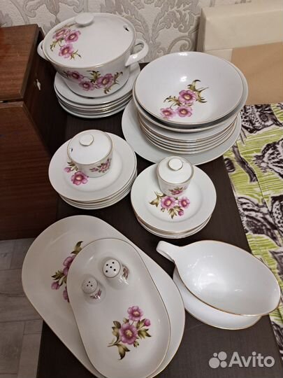 Столовый сервиз гдр kahla 35 предметов