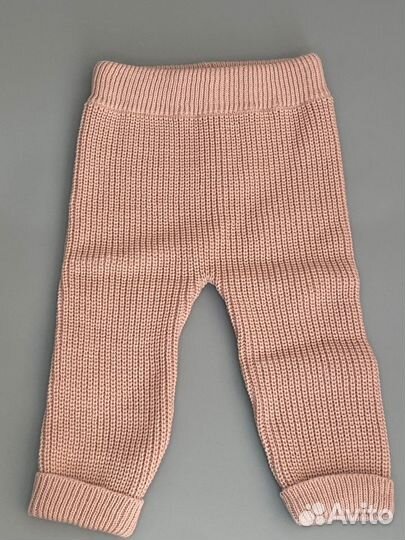 Вязаный костюм детский (розовый)