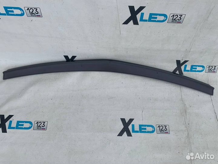 Спойлер Mercedes E212 W212 AMG дорестайлинг черный