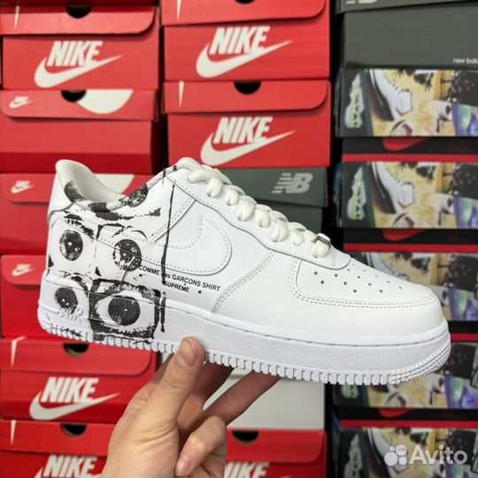 Nike Air Force 1 comme des garcons x supreme