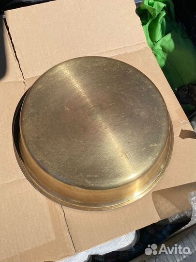 Латунный таз для варки варенья