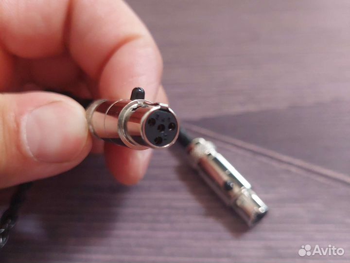 Балансный провод для наушников jack 6.3на mini xlr