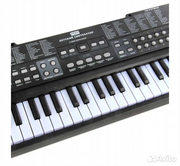Детский синтезатор с микрофоном
