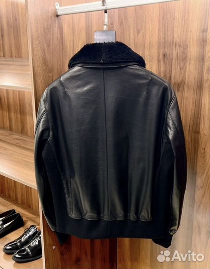 Кожаная куртка Hermes