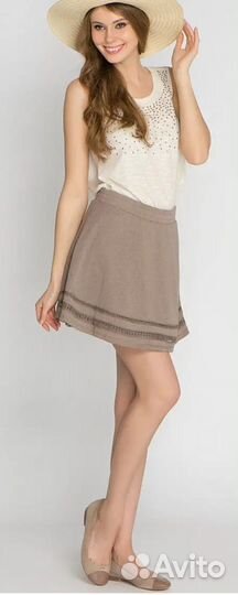 Юбка с кружевом