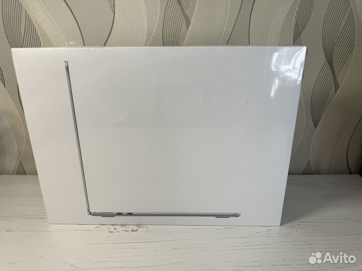 Apple Macbook air 13 M2, 8/256gb silver, новый