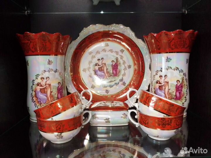 Сервиз чайный Оскар Шлегельмильх гдр 1958 год