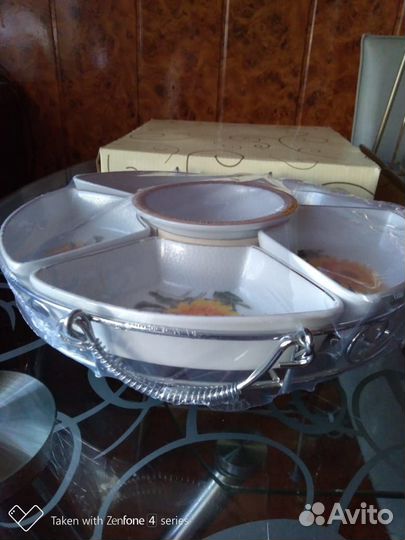 Менажница керамическая