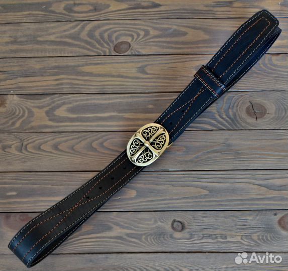 Ремень с бляхой 