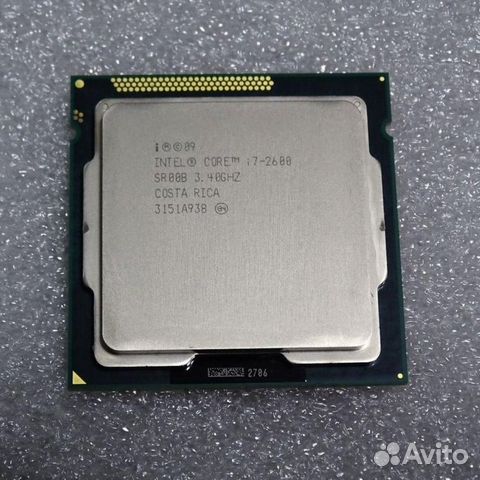 Процессор i7-2600 / LGA 1155 сокет купить в Иркутске | Электроника | Авито