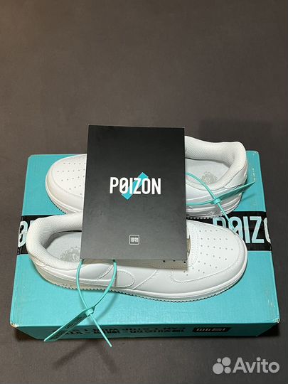 Nike air force 1 белые Poizon