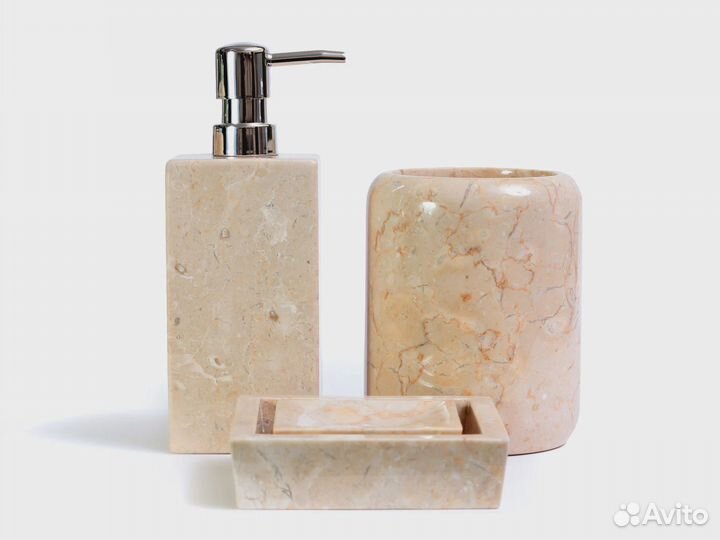 Набор для ванной комнаты из мрамора